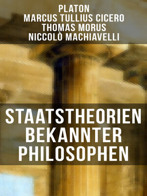 cover image of Staatstheorien bekannter Philosophen